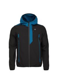 ZSPORT - Męska Kurtka Softshell Ursun Blk XL - Komfort i Ochrona. Kolor: czarny. Materiał: softshell. Sezon: wiosna, jesień. Sport: turystyka piesza