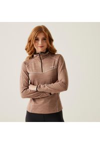 Regatta - Polar turystyczny damski Yonder II. Kolor: brązowy, beżowy, wielokolorowy. Materiał: polar #1