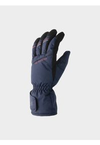 4f - Rękawice narciarskie Thinsulate© męskie - granatowe. Kolor: niebieski. Materiał: materiał, syntetyk. Technologia: Thinsulate. Sport: narciarstwo
