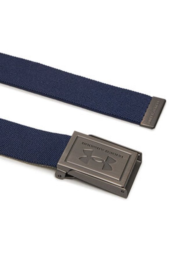 Under Armour Pasek Męski M Stretch Webbing Belt 1383935-410 Granatowy. Kolor: niebieski. Materiał: materiał