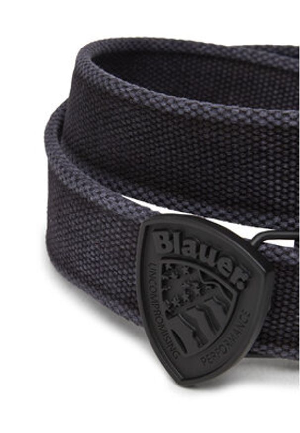 Blauer Pasek Męski S5SHIL02/BEL Czarny. Kolor: czarny. Materiał: materiał