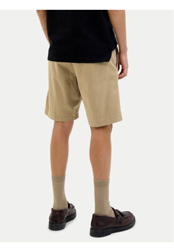 Jack & Jones - Jack&Jones Szorty materiałowe Marco 12269368 Brązowy Regular Fit. Kolor: brązowy. Materiał: bawełna
