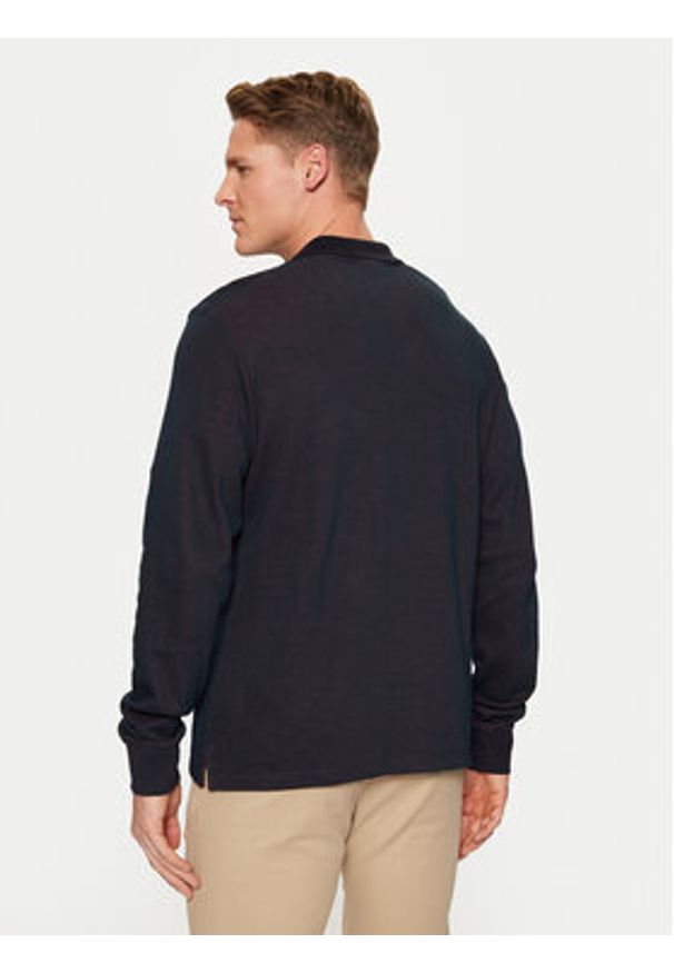 s.Oliver Polo 2153475 Granatowy Regular Fit. Typ kołnierza: polo. Kolor: niebieski. Materiał: bawełna