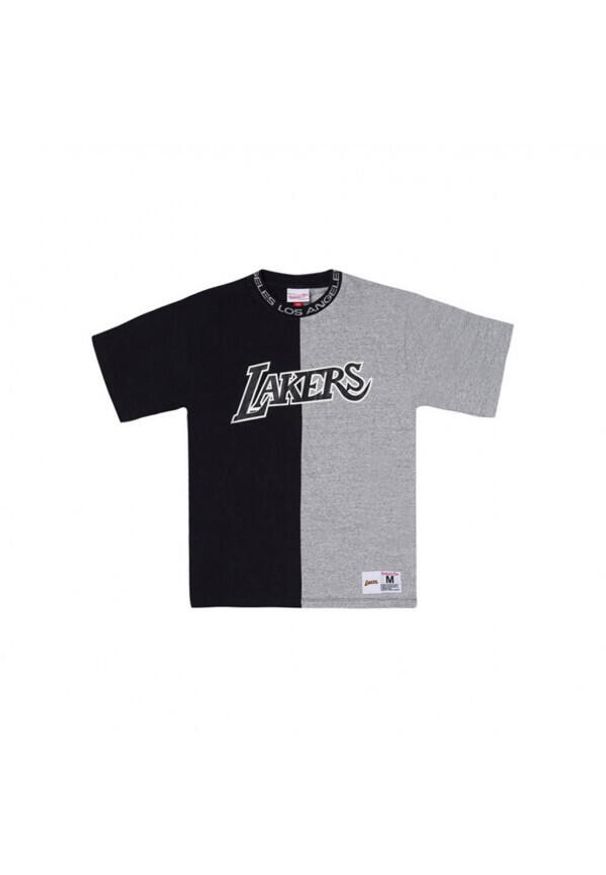 Mitchell & Ness - Koszulka Los Angeles Lakers nba split color. Kolor: szary, czarny, wielokolorowy. Sport: koszykówka