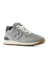 Buty unisex New Balance U5746VZ – szare. Kolor: szary. Materiał: guma, zamsz, syntetyk, materiał. Szerokość cholewki: normalna. Model: New Balance 574 #5