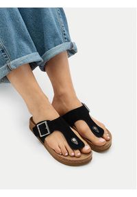 G-Star RAW - G-Star Raw Japonki CWB-WS-1128-51-S Czarny. Kolor: czarny. Materiał: zamsz, skóra #3