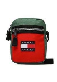 Saszetka Tommy Jeans. Kolor: zielony