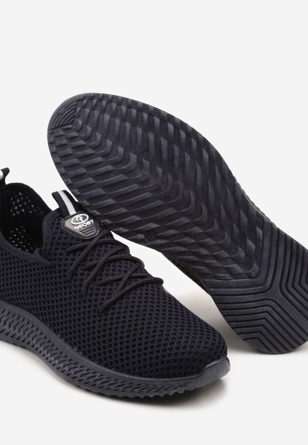 Renee - Granatowe Elastyczne Buty Sportowe Sneakersy Nuriane. Okazja: na co dzień. Kolor: niebieski. Materiał: jeans
