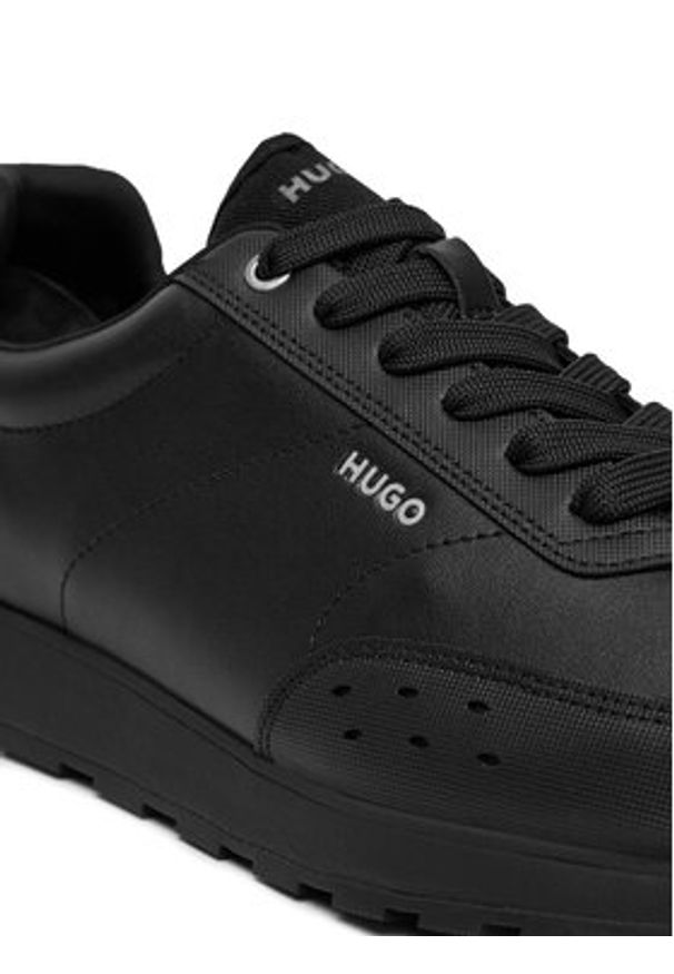 Hugo - HUGO Sneakersy Icelin 50552629 Czarny. Kolor: czarny. Materiał: skóra