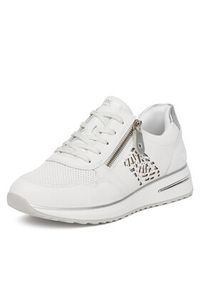 Remonte Sneakersy D1G00-80 Biały. Kolor: biały. Materiał: skóra