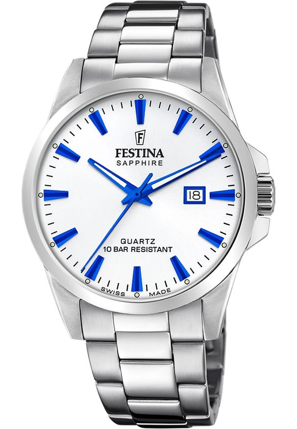 Zegarek Festina Zegarek męski Festina F20024-5 srebrny. Kolor: srebrny