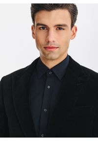 Pako Lorente - PAKO LORENTE - Czarna bawełniana marynarka męska. Okazja: na karnawał. Kolor: czarny. Materiał: bawełna #5