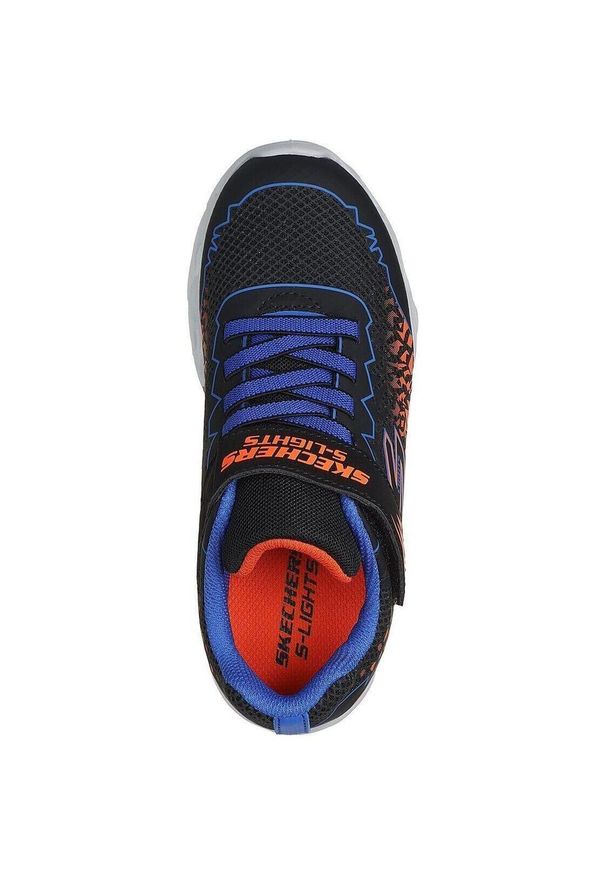 skechers - Adidasy Skechers Vortex 2.0 - Zorento, Dzieci. Zapięcie: rzepy. Kolor: czarny. Materiał: tkanina, materiał, syntetyk. Szerokość cholewki: normalna. Model: Skechers Sport. Sport: turystyka piesza