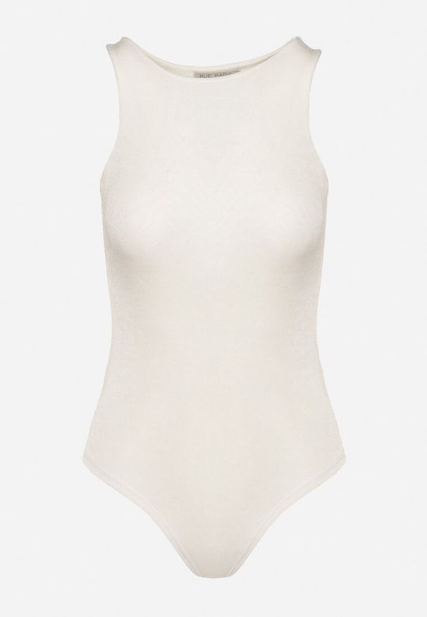 Born2be - Białe Gładkie Body Bez Rękawów Folasene. Okazja: na co dzień. Kolor: biały. Materiał: materiał. Długość rękawa: bez rękawów. Wzór: gładki. Styl: wizytowy, klasyczny, casual