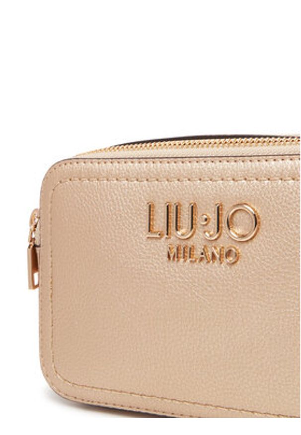 Liu Jo Torebka Ecs S camera Case AF5100 E0058 Złoty. Kolor: złoty. Materiał: skórzane