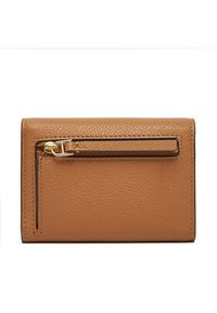 Tory Burch Mały Portfel Damski 165002 Brązowy. Kolor: brązowy. Materiał: skóra