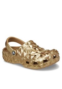 Crocs Klapki Cls Metallic Geometric Clog 210002 Złoty. Kolor: złoty #5