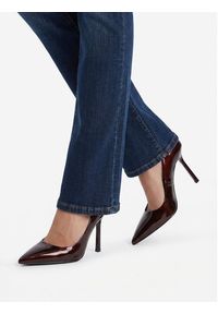 Eva Minge Szpilki EO-ESME-808-Y5P Bordowy. Kolor: czerwony. Materiał: syntetyk, skóra. Obcas: na szpilce #8