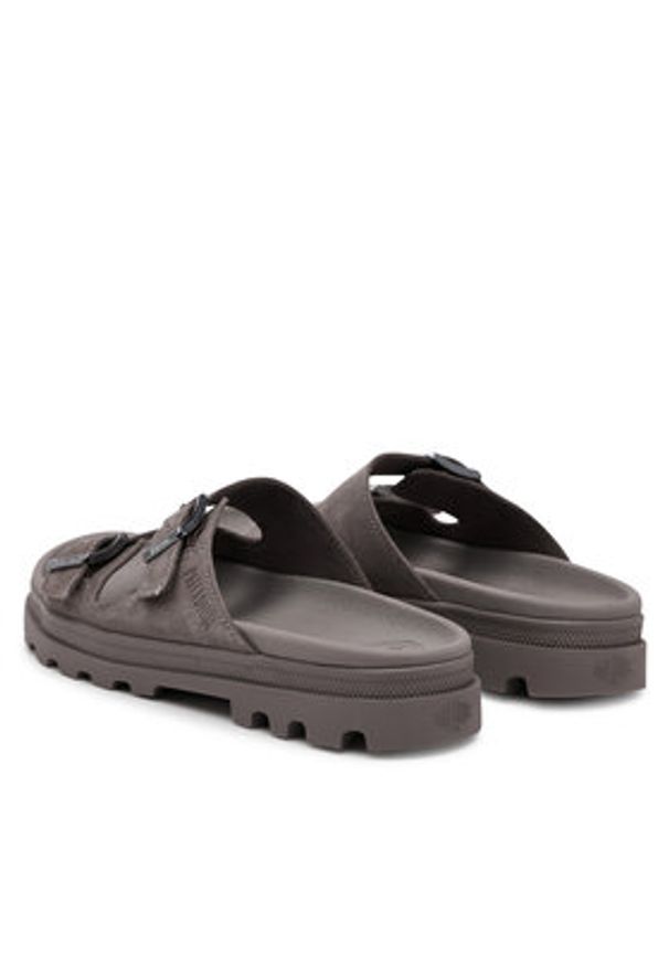 Palladium Klapki Dunelite Riviera Sde 74455-276-M Szary. Kolor: szary. Materiał: skóra, zamsz
