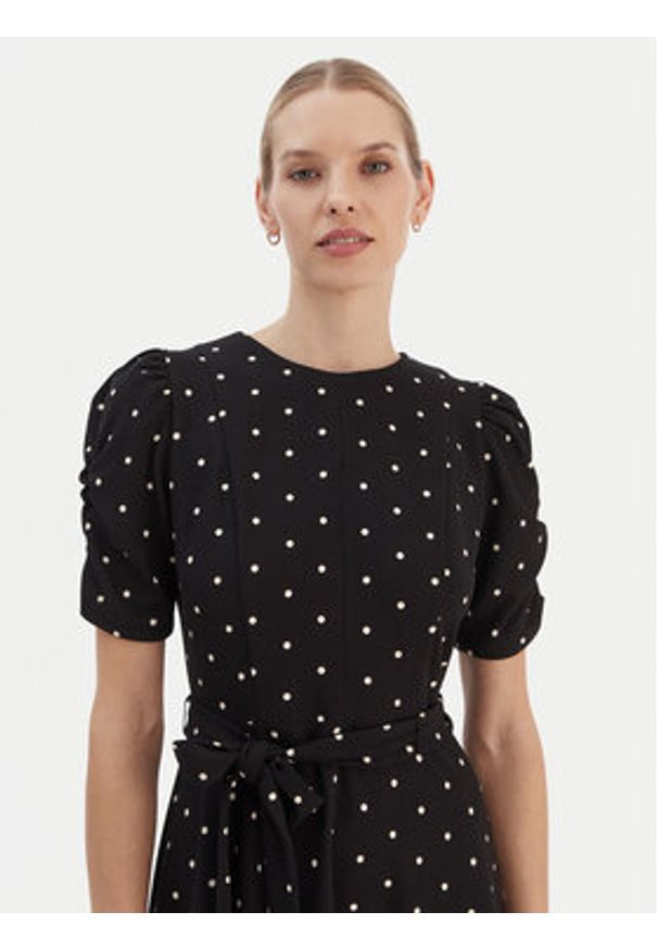 DKNY Sukienka codzienna DD1G3848 Czarny Regular Fit. Okazja: na co dzień. Kolor: czarny. Materiał: syntetyk. Typ sukienki: proste. Styl: casual