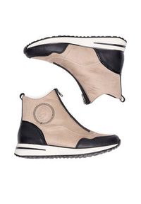 Remonte Botki D1G70-60 Beżowy. Kolor: beżowy. Materiał: materiał #2
