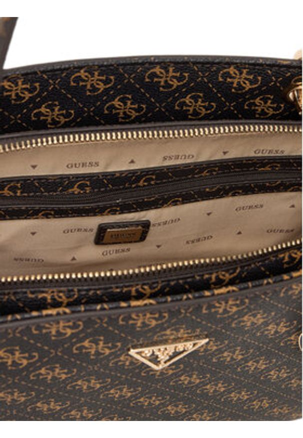 Guess Torebka Noelle II HWQG96 72250 Czarny. Kolor: czarny. Materiał: skórzane