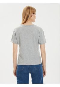 Brave Soul T-Shirt LTS-149AMBER1 Szary Straight Fit. Kolor: szary. Materiał: bawełna