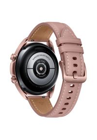 Smartwatch SAMSUNG Galaxy Watch 3 SM-R850N 41mm Miedziany. Rodzaj zegarka: smartwatch. Kolor: brązowy. Materiał: skóra. Styl: elegancki #2