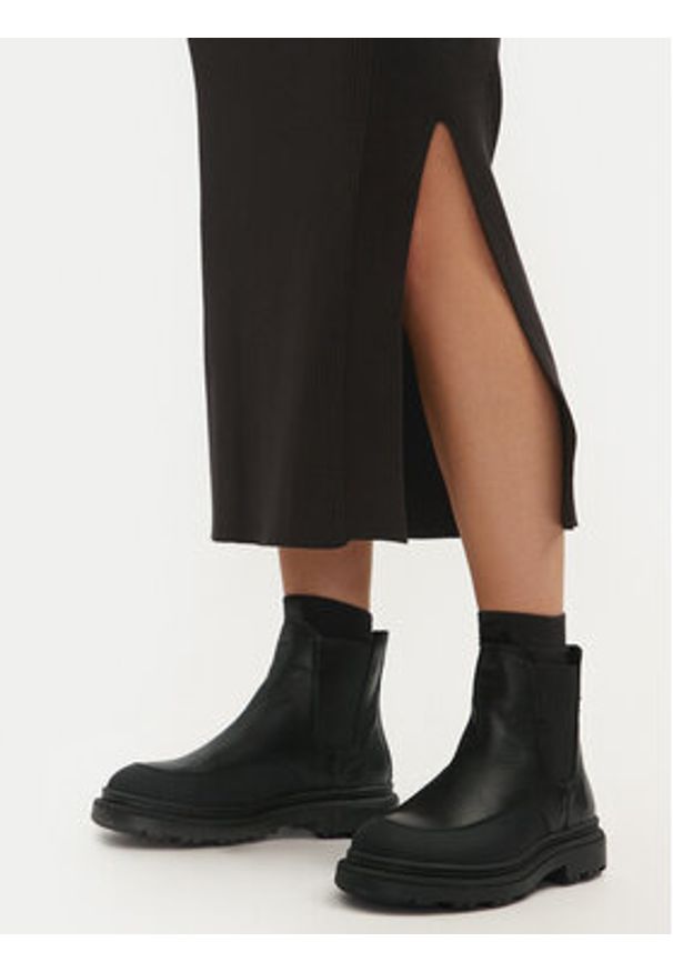 GANT - Gant Sztyblety 29551791 Czarny. Kolor: czarny. Materiał: skóra