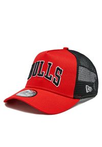 New Era Czapka Team Script Trucker Bulls 60364215 Czerwony. Kolor: czerwony. Materiał: bawełna, materiał #1