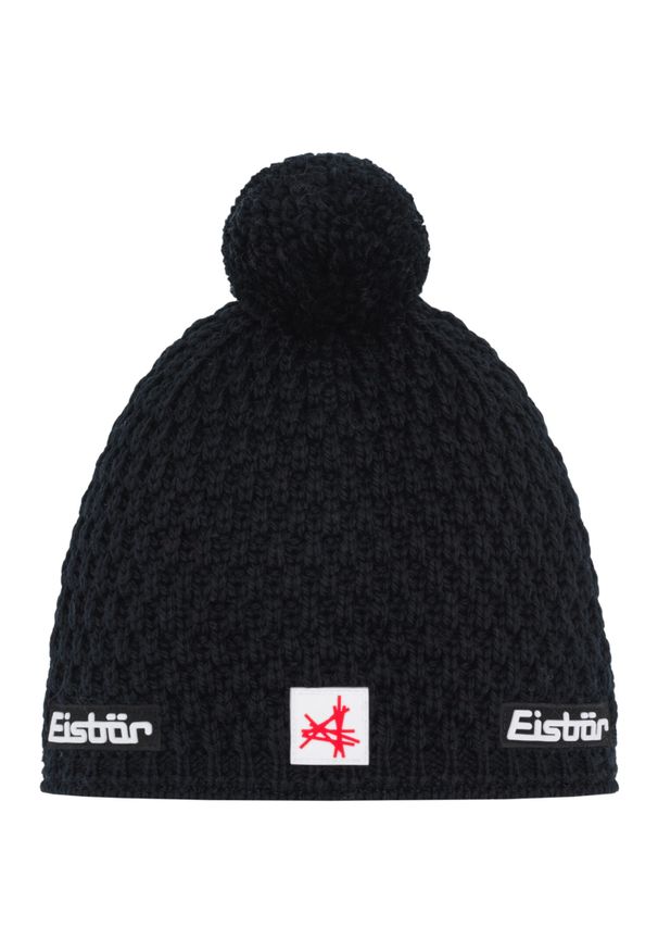 Eisbar - Czapka damska Trail Pompon MÜ SA. Kolor: czarny. Materiał: wełna, poliakryl. Styl: sportowy