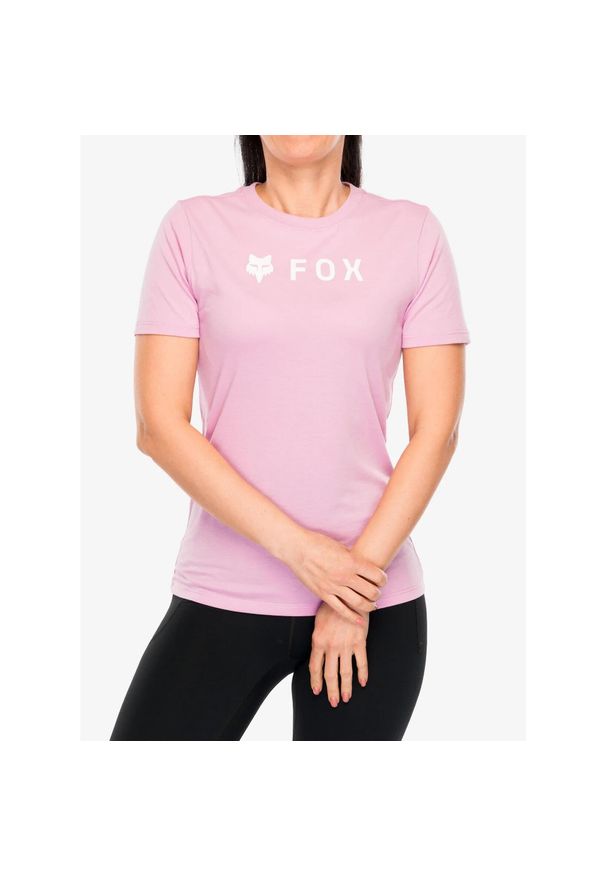 FOX - Koszulka szybkoschnąca damska Fox Absolute SS Tech Tee. Kolor: różowy