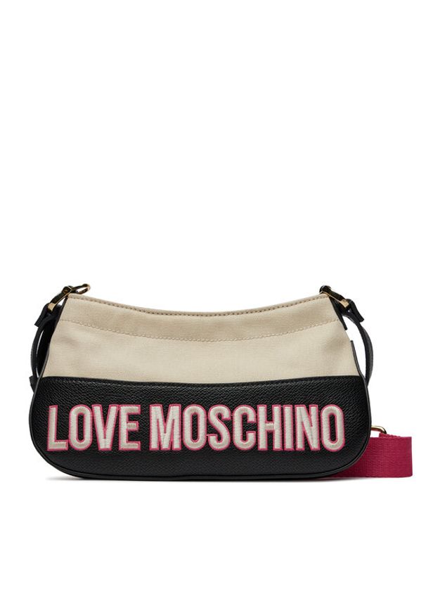 Love Moschino - LOVE MOSCHINO Torebka JC4037PP1ILF110B Czarny. Kolor: czarny. Materiał: skórzane