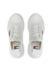 Tommy Jeans Sneakersy Tjw Knit Runner EN0EN02564 Écru #4