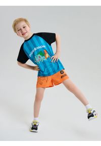 Sinsay - Szorty kąpielowe Pokémon - pomarańczowy. Kolor: pomarańczowy #1