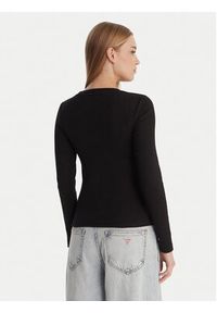 Guess Jeans T-Shirt W6RP21 KA0H1 Różowy Slim Fit. Kolor: różowy. Materiał: bawełna #3