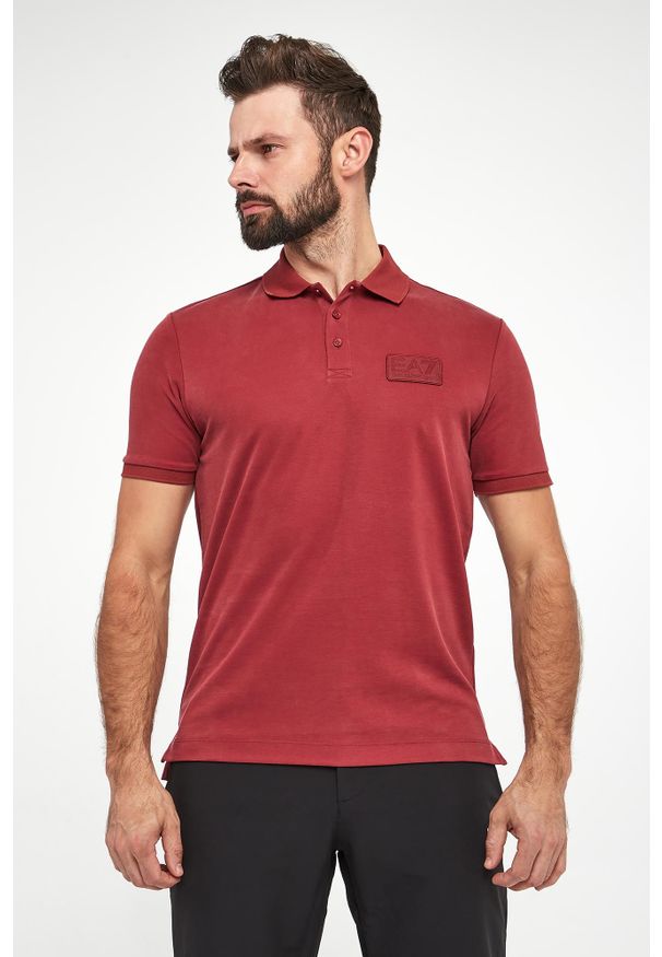 EA7 Emporio Armani - Polo męskie EA7 EMPORIO ARMANI. Typ kołnierza: polo