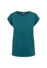 Urban Classics - Koszulka Damska Z Rozszerzonym Ramieniem. Kolor: niebieski. Sport: turystyka piesza #1