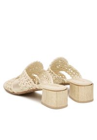 Hispanitas Klapki HV264602 C003 Écru. Materiał: materiał #3