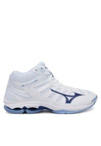 Buty halowe Mizuno. Kolor: biały. Model: Mizuno Wave #1