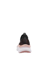 skechers - Buty do chodzenia damskie Skechers Dlux. Zapięcie: bez zapięcia. Kolor: czarny. Materiał: guma, materiał, tkanina, syntetyk. Szerokość cholewki: normalna. Sport: turystyka piesza