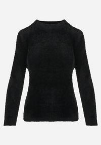 Born2be - Czarny Sweter Wełniany Voma. Okazja: na co dzień. Kolor: czarny. Materiał: wełna. Długość rękawa: długi rękaw. Długość: długie. Styl: klasyczny, casual, elegancki #3