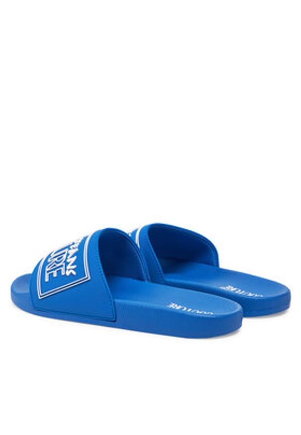 Versace Jeans Couture Klapki 78YA3SQ3 Niebieski. Kolor: niebieski