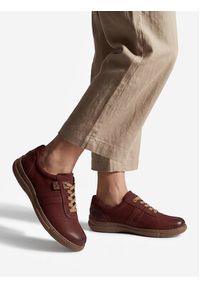 Go Soft Półbuty CEO-WI23-YUMA-03 Bordowy. Kolor: czerwony. Materiał: nubuk, skóra #7