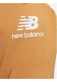New Balance Bluza MT31537 Pomarańczowy Relaxed Fit. Kolor: pomarańczowy. Materiał: bawełna