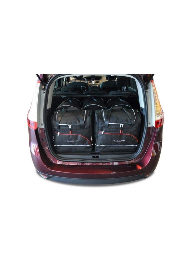 KJUST - Torby Do Bagażnika Renault Grand Scenic 2009-2016 5Szt Kjust. Kolor: czarny. Styl: sportowy