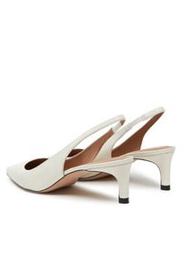 BOSS Sandały Janet 50542378 Biały. Kolor: biały. Materiał: skóra #4