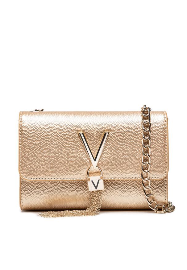 VALENTINO - Valentino Torebka Divina VBS1R403G Złoty. Kolor: złoty. Materiał: skórzane