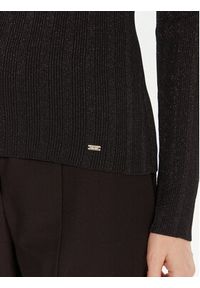Gaudi Sweter 521FD53034 Czarny Slim Fit. Kolor: czarny. Materiał: syntetyk #5