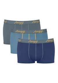 Sloggi Komplet 3 par bokserek Start 10207045 Kolorowy. Materiał: bawełna. Wzór: kolorowy